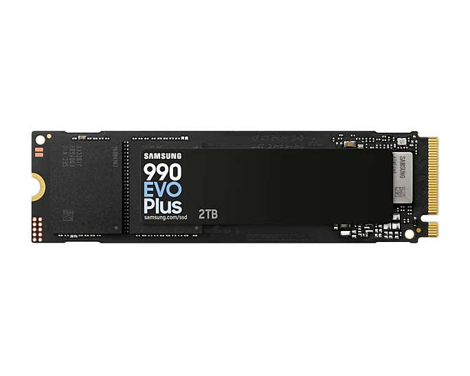 SAMSUNG 990 Evo Plus 2 TB NVMe SSD - Read Speed up to 7250 MB/s  Write