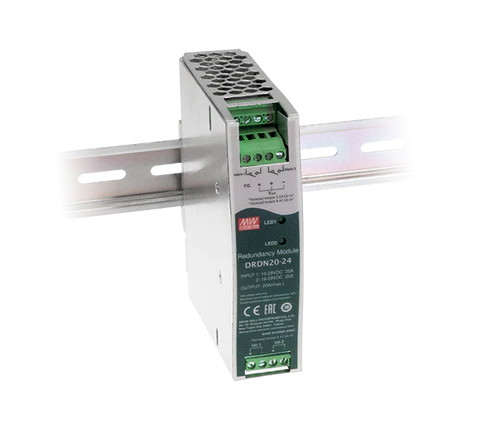 Meanwell 20A Din Rail Redundancy Module 24V