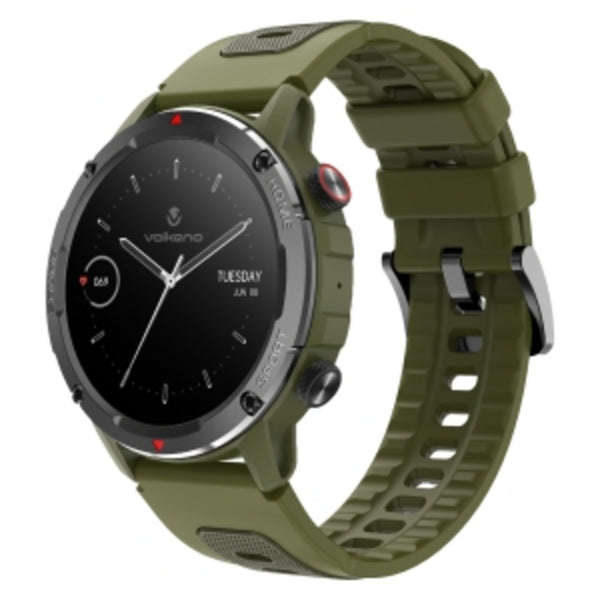 Volkano Power Series Smart Watch Bundle - Black and Green