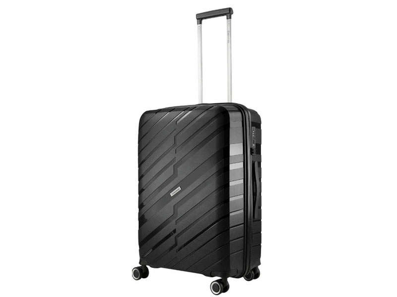 Travelwize  Java PP 4-Wheel Spinner 75cm Luggage Black
