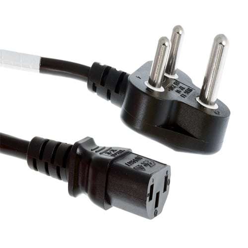 IEC 3Pin Single Power Cable 1.8m - Components