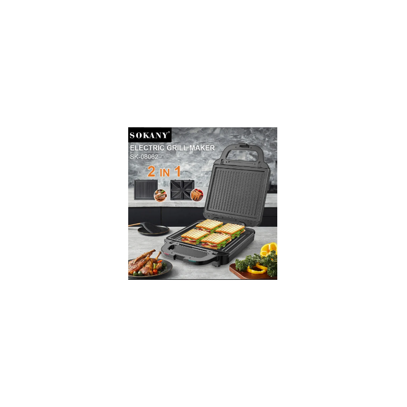 Sokany 8 Slice Sandwich &amp; Grill Maker