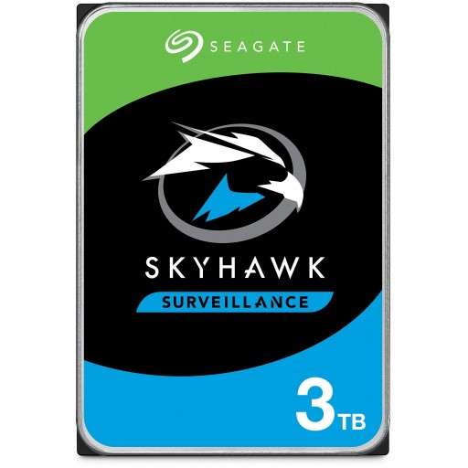 Seagate SkyHawk 3TB SATA 256MB Cache 3.5 Inch Internal Hard Drive