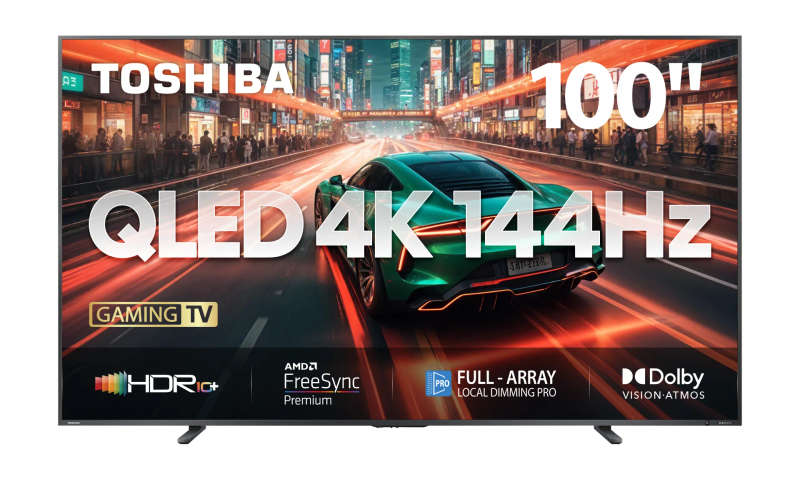 Toshiba 100'' 144Hz QLED