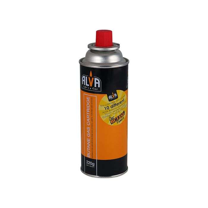 Alva 220g Butane Gas for Alva Stoves CCR101 and CCR102