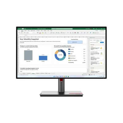 Thinkvision P27H-20 27-Inch 16:9 QHD Monitor USB-C