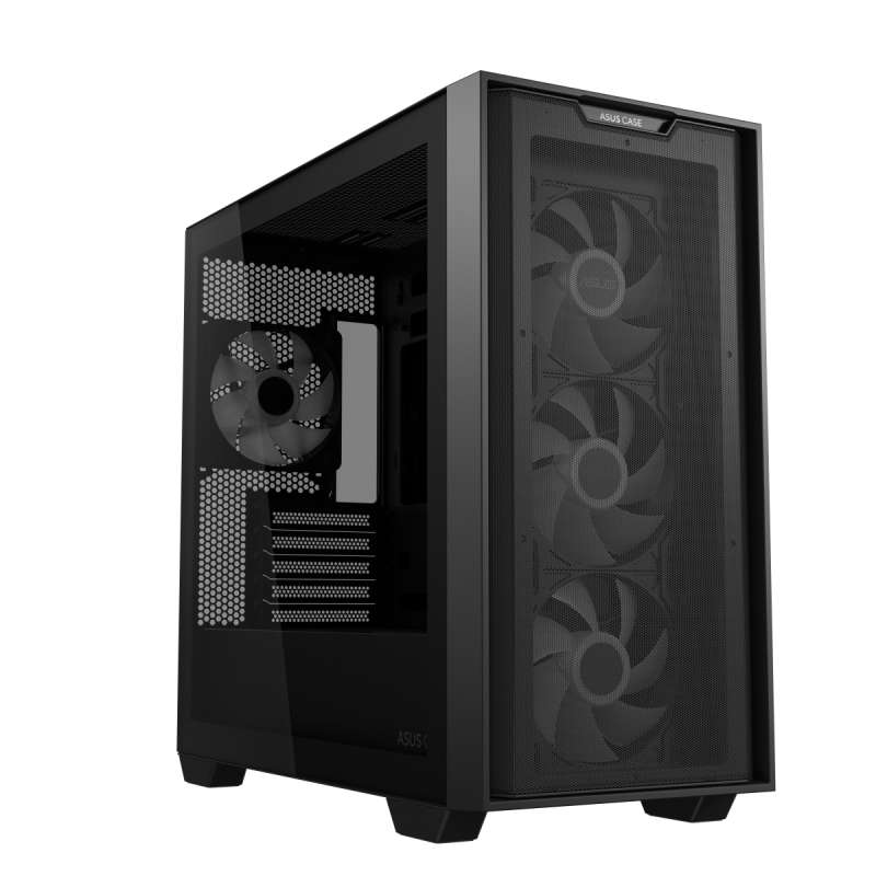 ASUS Chassis/Micro-ATX/Mini-ITX/Black. Top Radiator: 120 /140/240/280/