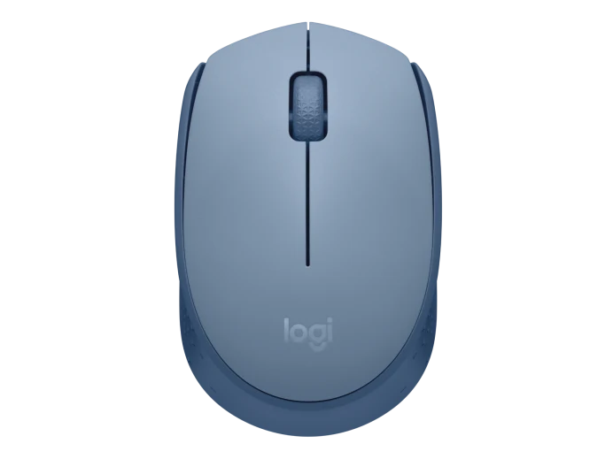 Logitech M171 Optical Wireless Office Blue Gray Mouse