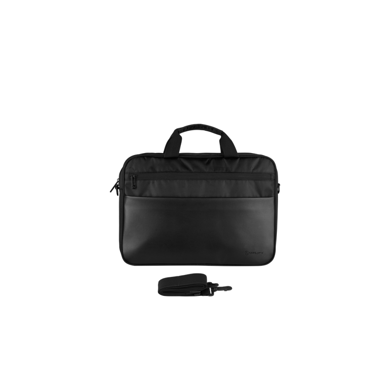 Amplify Panama 15.6'' Laptop Shoulder Bag Black