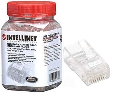 Intellinet CAT5E UTP, 3-prong terminal 100 pack
