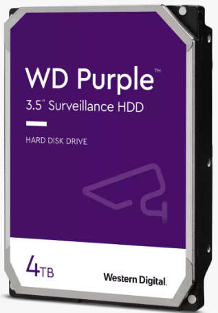 Western Digital Purple 4.0TB 3.5" SATA3 6.0Gbps Surveillance HDD