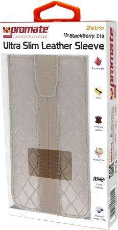 Promate Zetro BlackBerry Z10 Ultra Slim Leather Sleeve