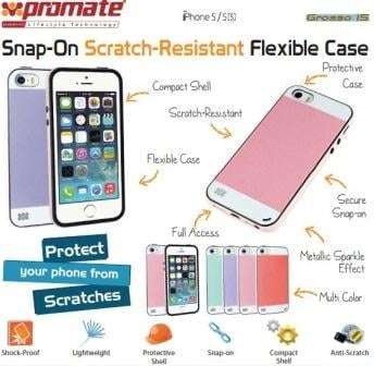Promate Grosso-i5 iPhone 5 Striped