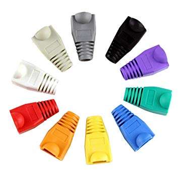 NetiX Rubber RJ45 Boots-100 Per