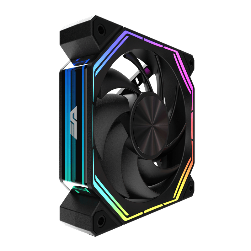 DarkFlash INF34 ARGB 120mm 2000 RPM Black PWM Case Fan