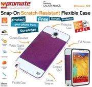 Promate Grosso.N3-Snap-On Scratch-Resistant Flexible Case-Red,