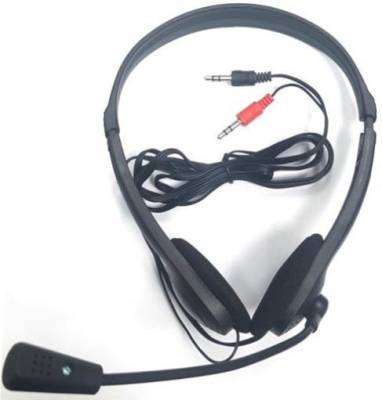 UniQue Stereo HeadPhone with Microphone Black colour;