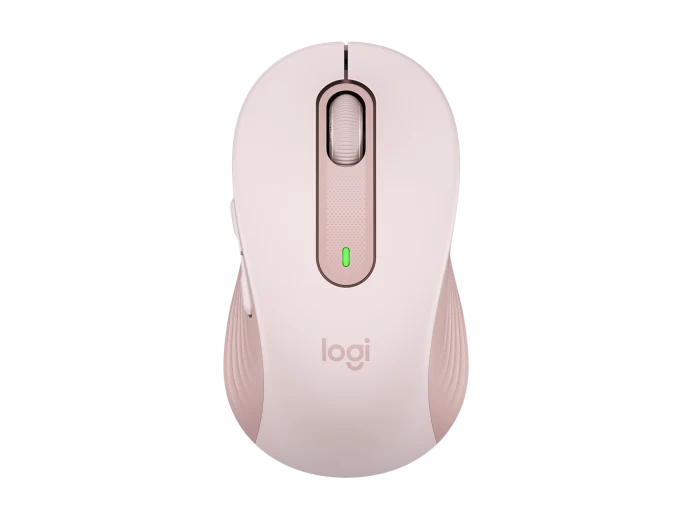 Logitech M650 - Signature Wireless Mouse - Rose - Bluetooth