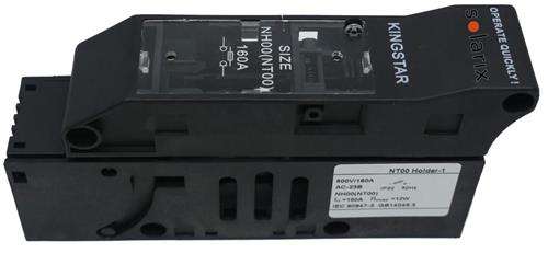 Solarix NT00 Rail Mount 1 Pole 160A DC Fuse Holder Sold as