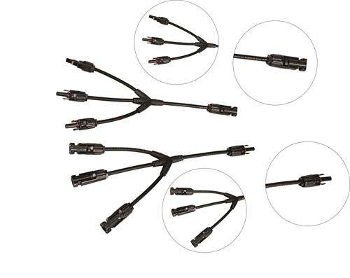 Solarwise MC4 Y Combiner 3 In 1 Solar Panel Combiner Cab