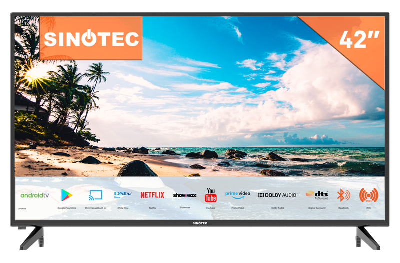 Sinotec 42" FHD Google LED TV Including Speaker