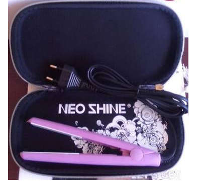 NeoShine Mini Hair Straightener Ceramic Plates Travel Pack