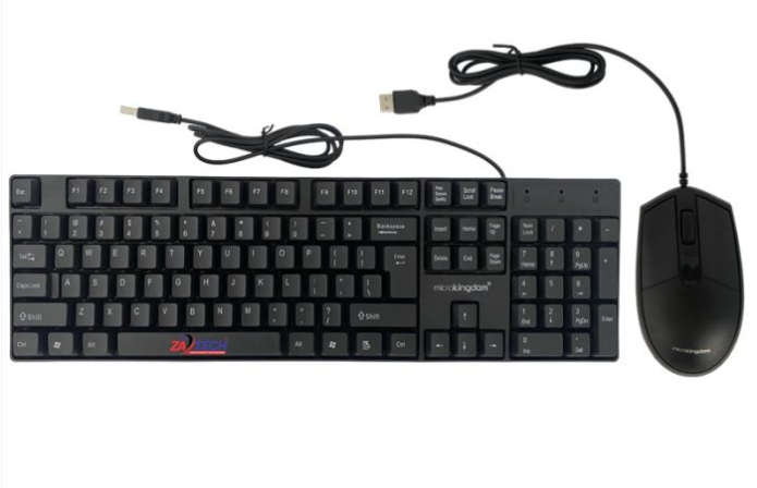 Microkingdom Wired Keyboard and Mouse Combo