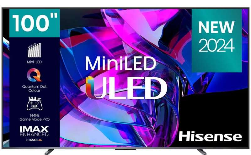 Hisense 100 Inch Smart Mini LED TV  100U7K