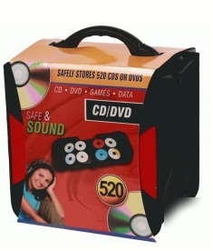 Ebox 520 Cd Holder -Black And Red