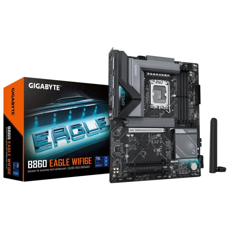 Gigabyte B860 Eagle Wi-Fi Intel Core Ultra Socket LGA 1851 ATX Motherboard