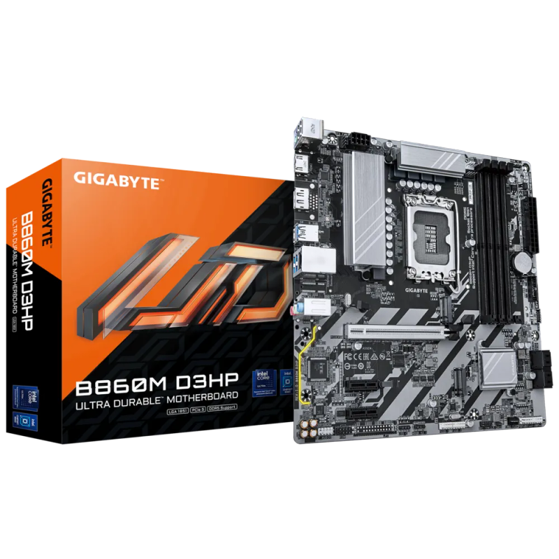 Gigabyte B860M D3HP Intel Core Ultra Socket LGA 1851 mATX Motherboard