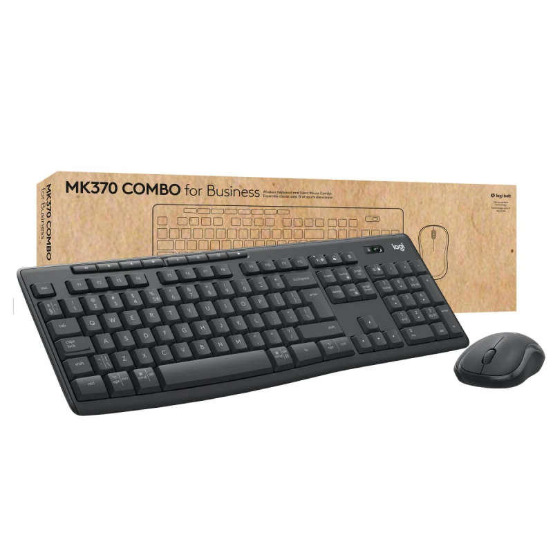Logitech MK370 Combo for Business - Graphite - Dongle