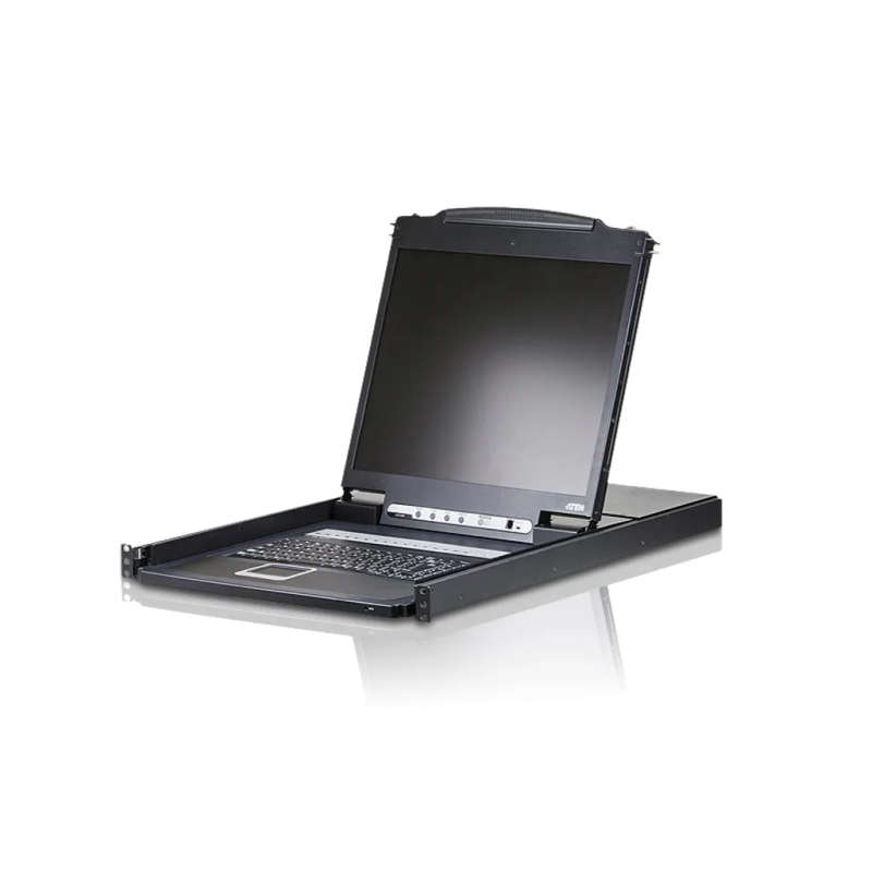 Aten 19-inch 16-port Single Rail LCD KVM Switch