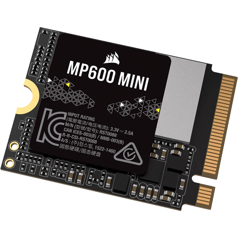 Corsair MP600 Mini. SSD capacity: 1 TB, SSD form factor: M.2, Component for: PC/Laptop