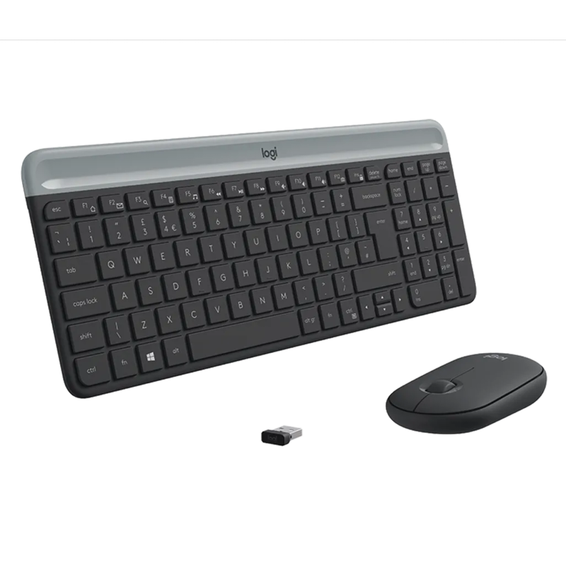 Logitech Wireless Keyboard and Mouse Combo MK470 - Graphite