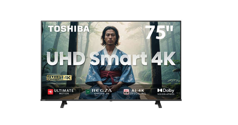Toshiba 75C350NN 75'' UHD; Resolution : 3840 x 2160; HDMI x 3; USB x 2