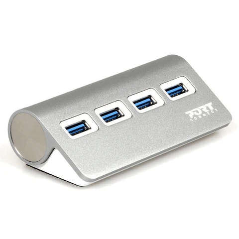 Port USB3.0 Black Plug & Play 4-port Hub