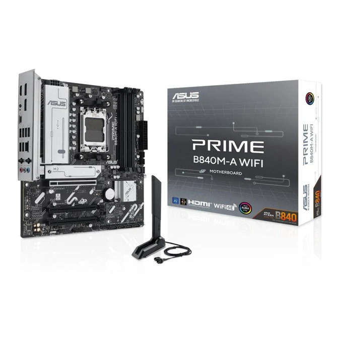 Asus Prime B840M-A Wi-Fi AMD Socket AM5 micro ATX Motherboard