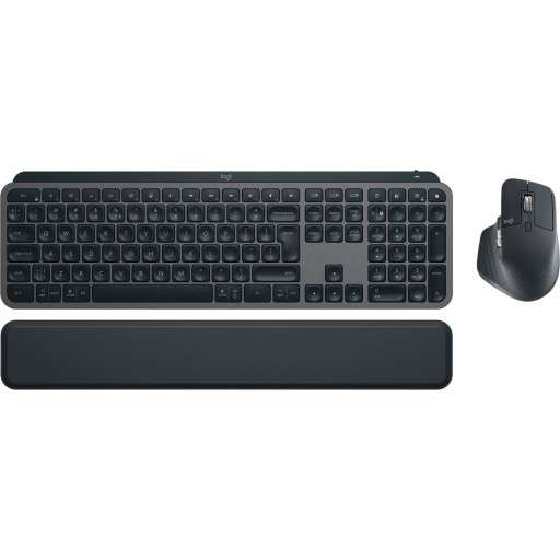 Logitech MX Keys S Combo MX Master 3S MX Keys S &amp; MX Palm Rest Key Keyboard Mouse &amp; Palm ...