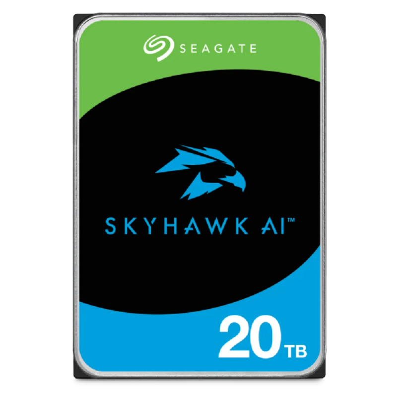 Seagate ST20000VE003 SkyHawk AI 20TB SATA 6Gb/s 512MB Cache 3.5 Inch Internal Hard Drive