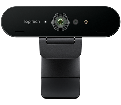 Logitech BRIO Webcam with 4K Ultra HD video &amp; Right Light 3 with HDR