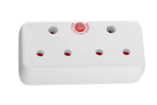 Ellies 2 Way Medium Surge Adaptor  -White