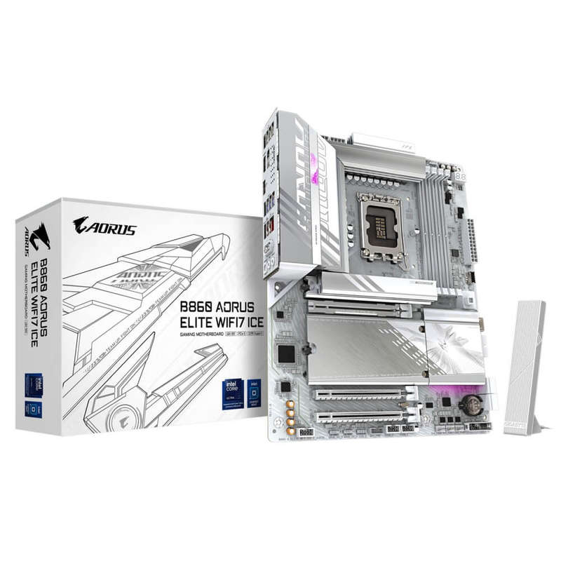 AORUS B860 ELITE WIFI 7 ICE LGA1851 ATX Motherboard