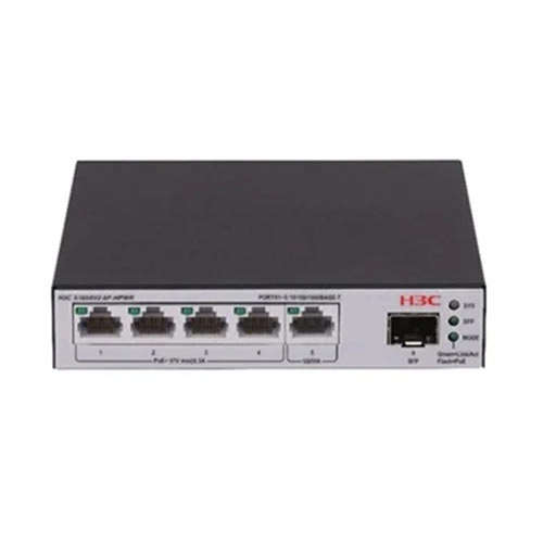 H3C S1600V2-6P-HPWR L2 Ethernet Switch with 5x 10/100/1000 BASE-T Port
