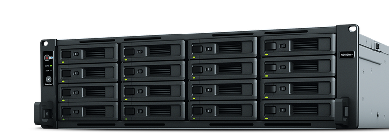 RackStation 16-bay (up to 40-bay); Octa Core 2.1 GHz; 16GB DDR4 ECC UD