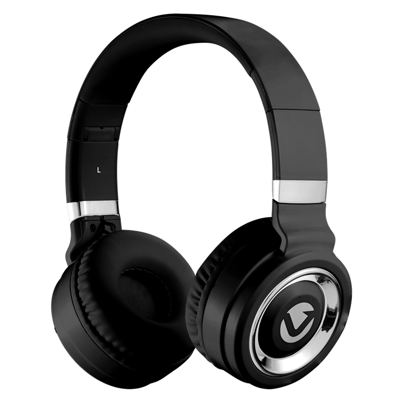 Volkano Lunar series Bluetooth headphones - Black/Silver