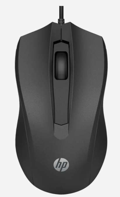 HP 105 Black Wired Mouse