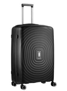 Travelwize Ripple PP 4-Wheel Spinner 75cm Luggage Black