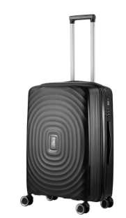Travelwize - Ripple PP 4-Wheel Spinner 55cm Luggage Black