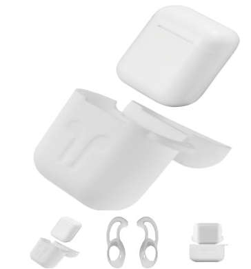 Volkano Pods series Air Pods 5 in 1 Accessory Kit - White